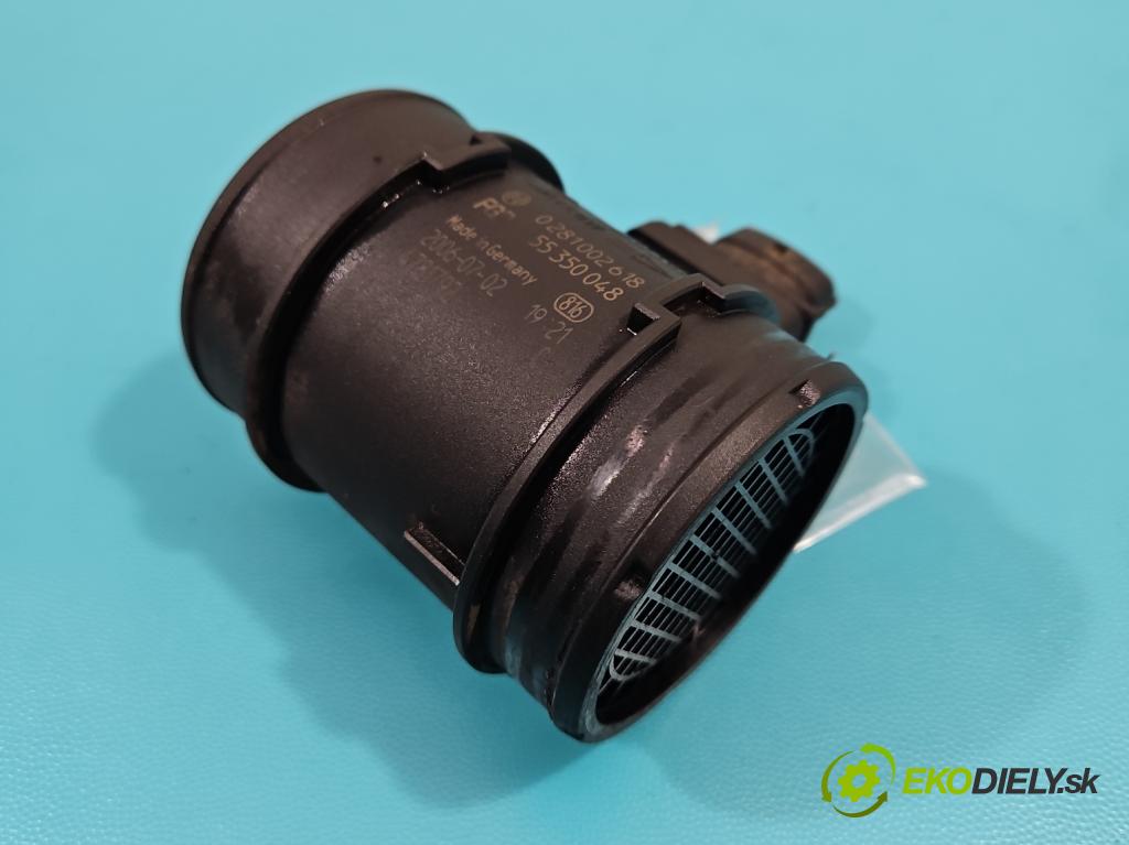 Alfa romeo 159 1.9 jtd 116 HP manual 85 kW 1910 cm3 5- průtokoměr: 0281002618 (Váhy vzduchu)