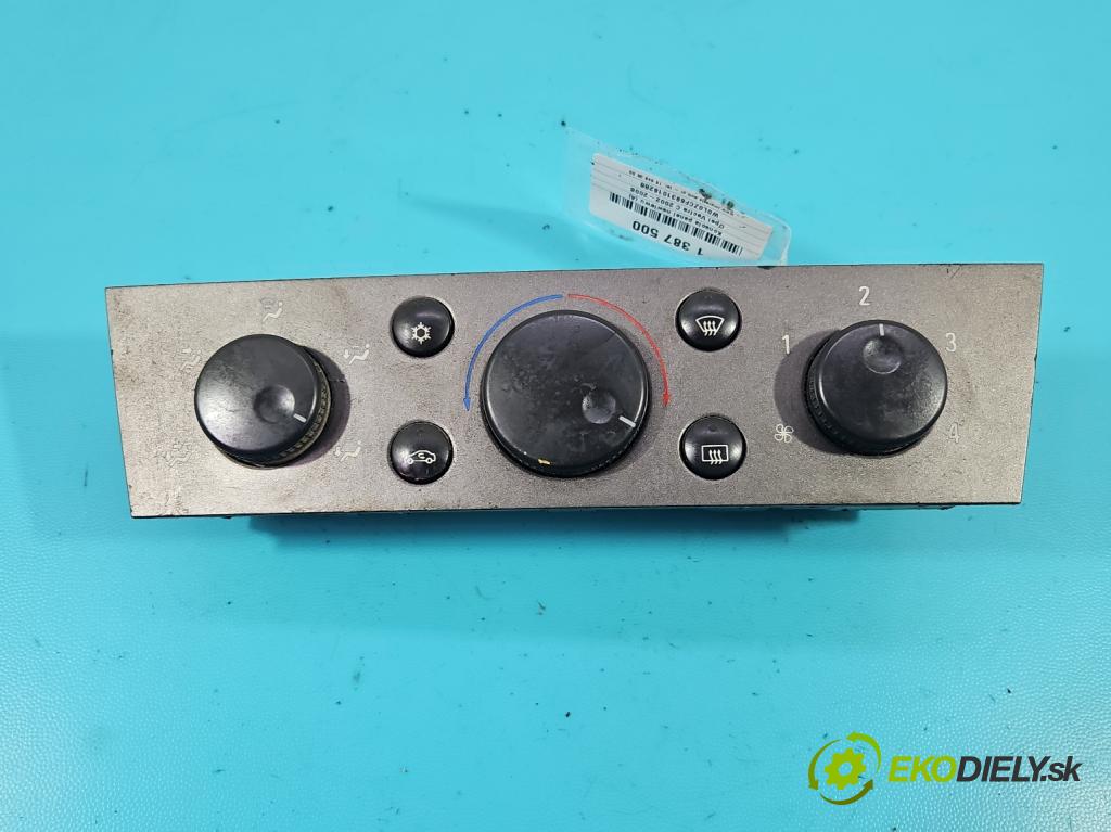 Opel Vectra C 2002-2008 1.6 16V 101 HP manual 74 kW 1598 cm3 4- panel kúrenia 24441228