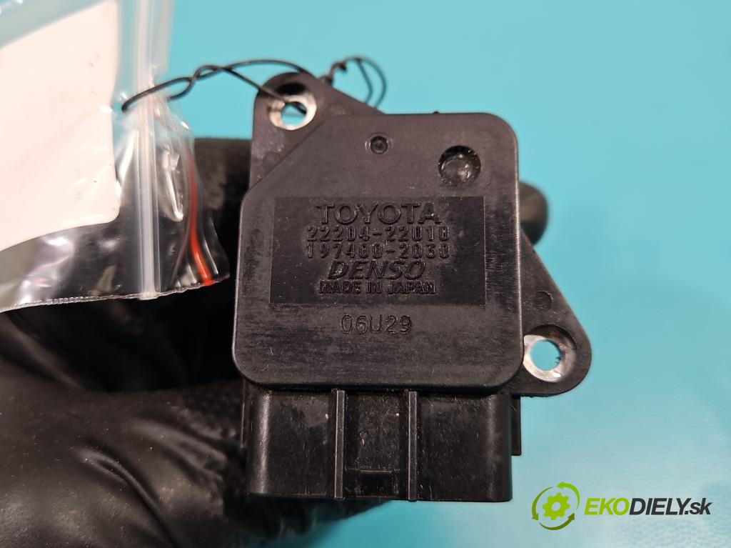 Toyota Yaris I 1999-2005 1.0 vvti 68 HP manual 50 kW 998 cm3 3- průtokoměr: 22204-22010 (Váhy vzduchu)