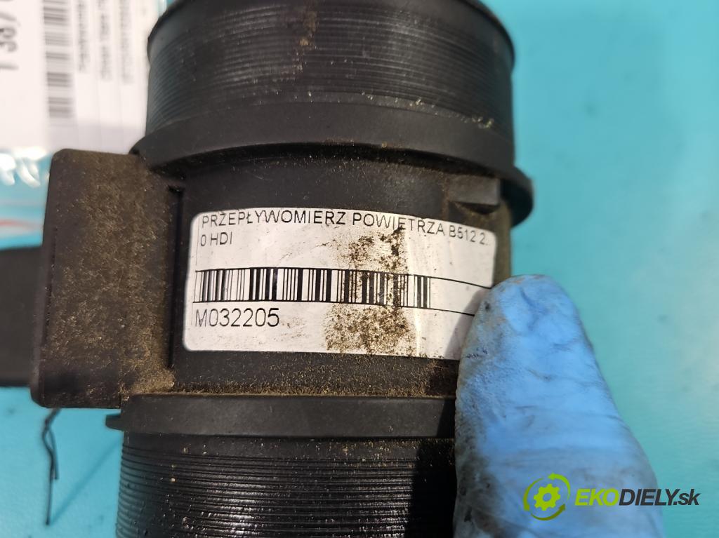 Citroen Xsara Picasso 2.0 hdi 90 HP manual 66 kW 1997 cm3 5- průtokoměr: 9628336380 (Váhy vzduchu)