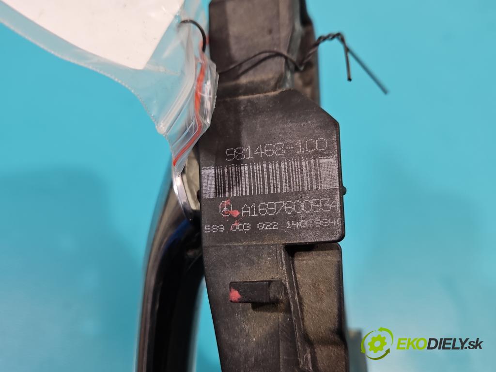 Mercedes A W169 2004-2012 2.0 cdi 140 HP automatic 103 kW 1992 cm3 5- rukoväť predné ľavé mimo: A1697600934 (Vonkajšie predné ľavé)