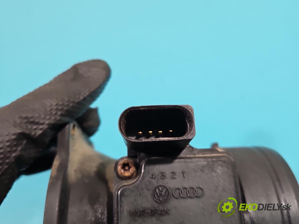 Skoda Octavia I 1996-2010 1.6 SR 101 HP manual 74 kW 1595 cm3 5- průtokoměr: 06A906461B (Váhy vzduchu)