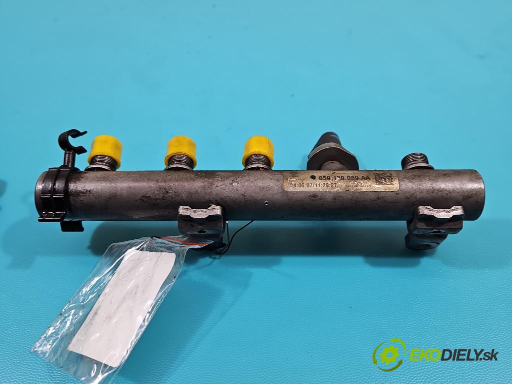 Audi A6 C6 2004-2011 2.7 TDI 179KM automatic 132 kW 2698 cm3 5- lišta vstrekovacia 059130089AA (Vstrekovacie lišty)