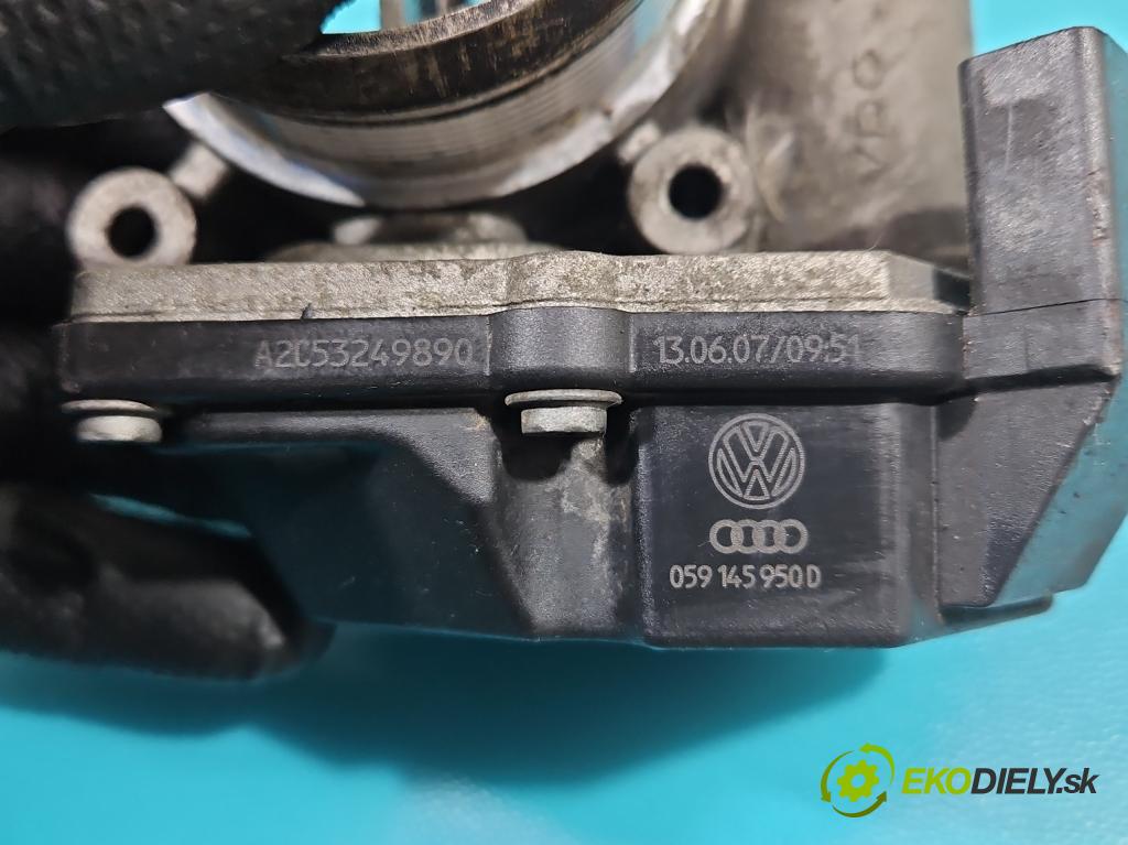 Audi A6 C6 2004-2011 2.7 TDI 179KM automatic 132 kW 2698 cm3 5- klapka 059145950D (Škrtiace klapky)