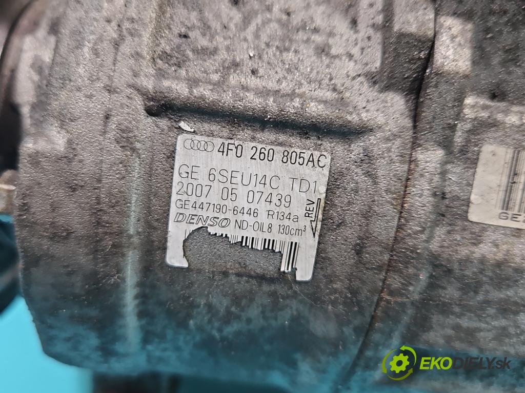 Audi A6 C6 2004-2011 2.7 TDI 179KM automatic 132 kW 2698 cm3 5- Kompresor: klíma 4F0260805AC (Kompresory)