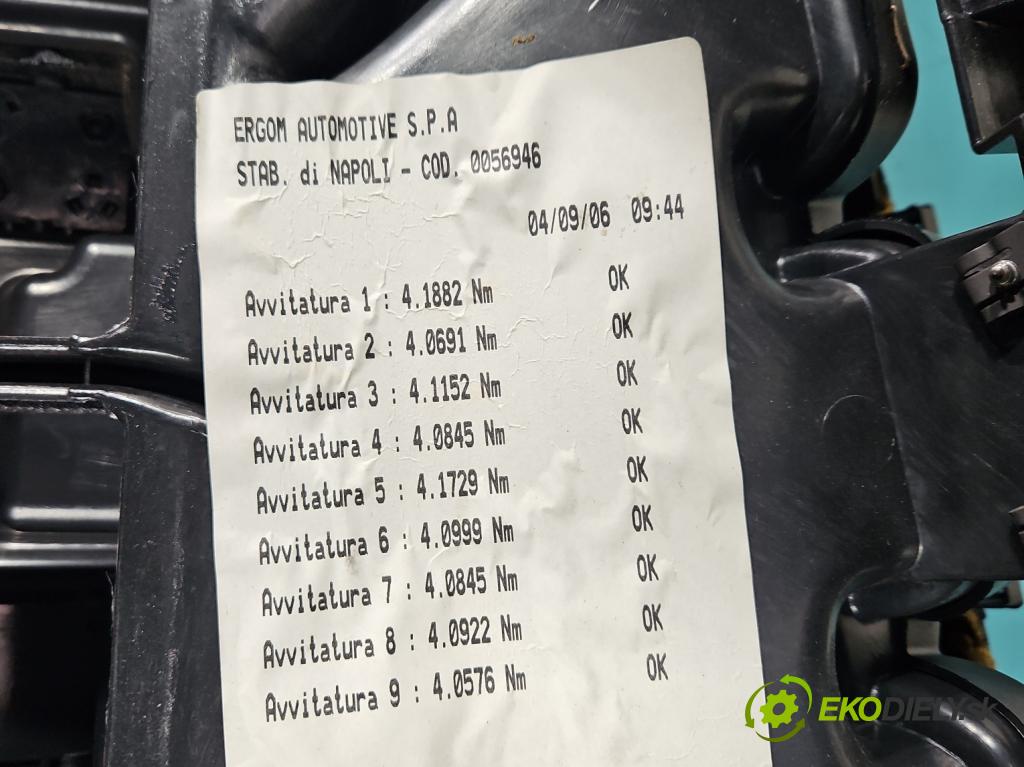 Alfa romeo 159 1.9 jtd 116 HP manual 85 kW 1910 cm3 5- kokpit,pristrojová doska rozdeľovacia