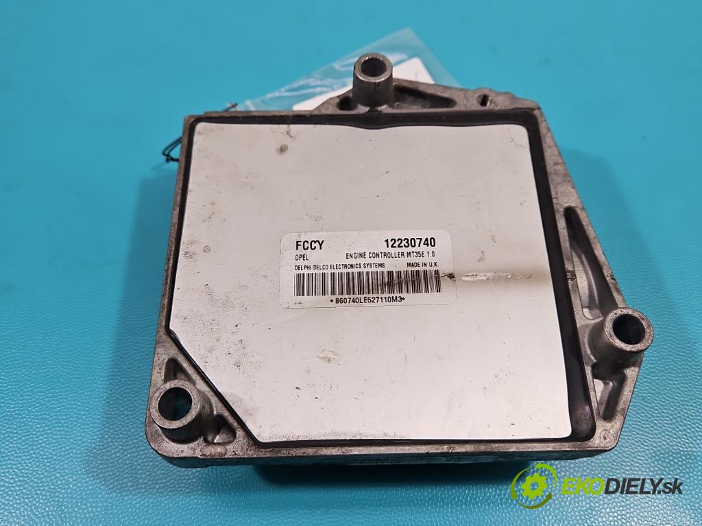Opel Astra III 2004-2014 1.6 16V (Z16XEP) 105 hp manual 77 kW 1598 cm3 5- řídící jednotka motoru 12230740