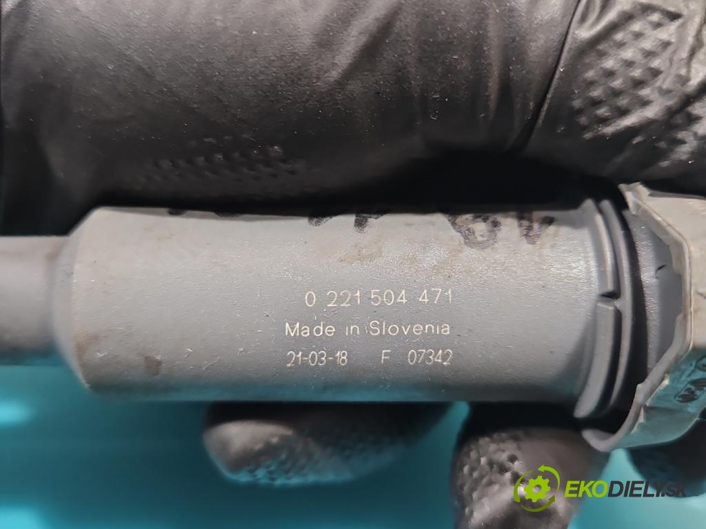 Bmw 1 E87 2004-2011 1.6 16V 122 HP manual 90 kW 1599 cm3 5- cievka zapaľovacia 0221504471 (Zapaľovacie cievky, moduly)