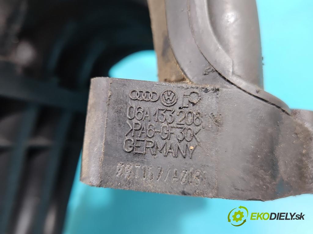 Audi A3 8L 1996-2003 1.6 SR 101 HP manual 74 kW 1595 cm3 3- zvod nasávací 06A133206N (Sacie potrubia)