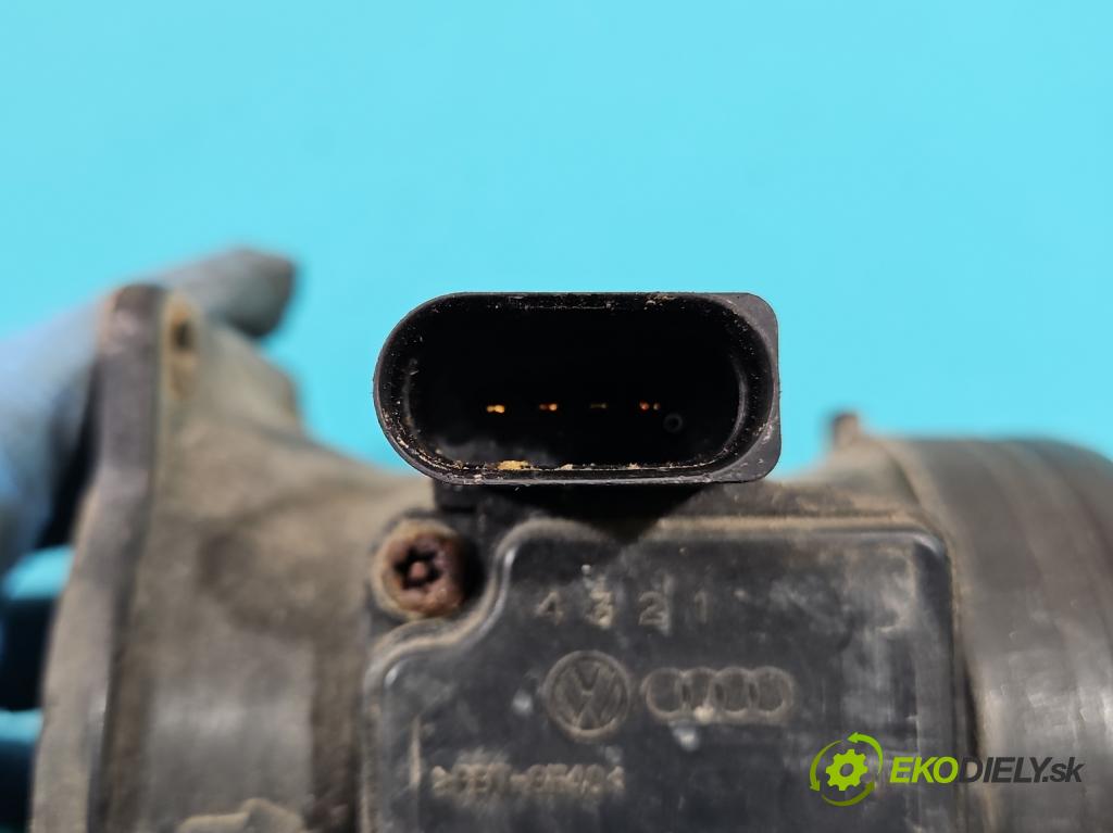 Audi A3 8L 1996-2003 1.6 SR 101 HP manual 74 kW 1595 cm3 3- průtokoměr: 06A906461B (Váhy vzduchu)