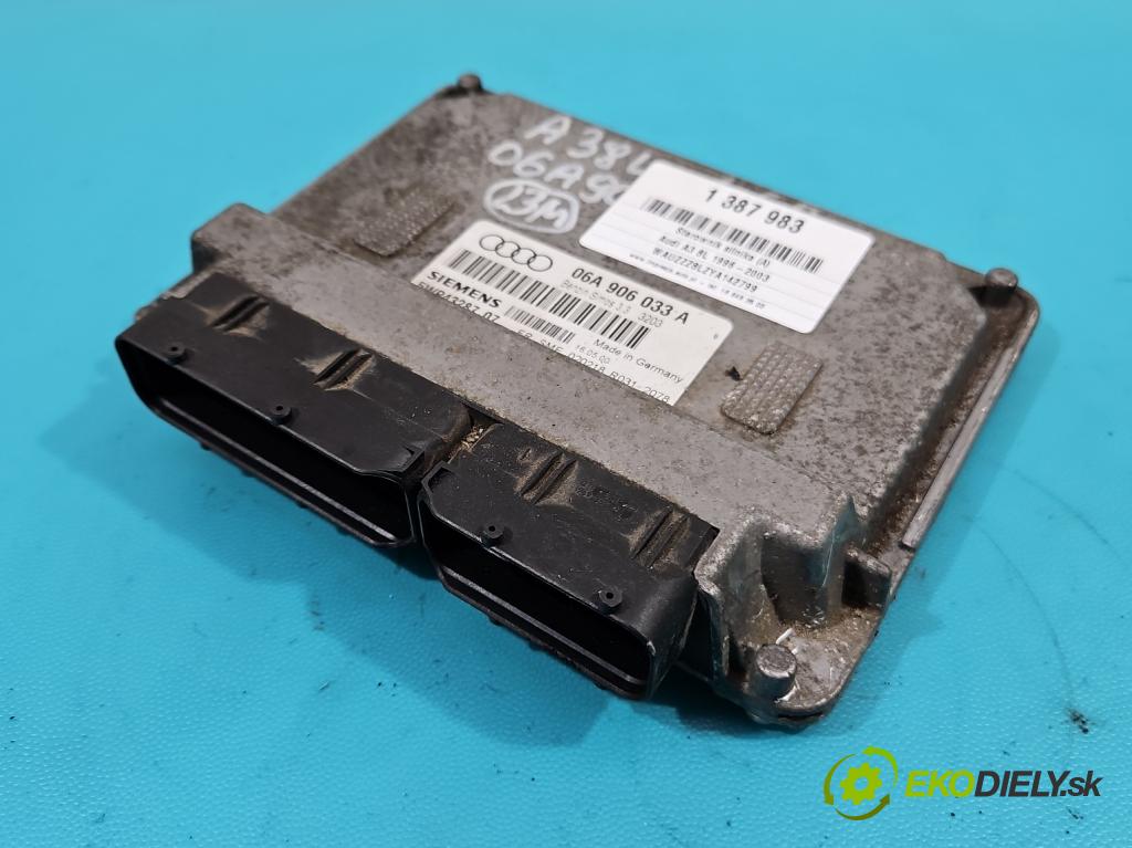 Audi A3 8L 1996-2003 1.6 SR 101 HP manual 74 kW 1595 cm3 3- riadiaca jednotka motora 06A906033A