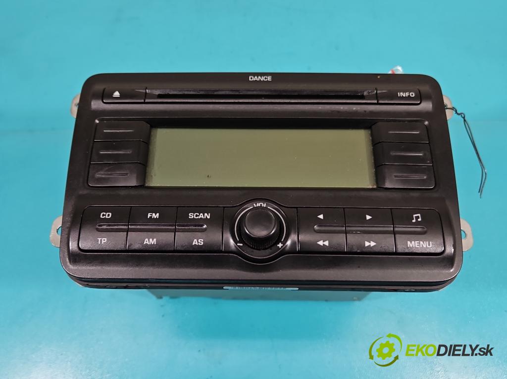 Skoda Roomster 1.9 TDI (BSW) 105 HP manual 77 kW 1896 cm3 5- Radio originál 5J0035161
