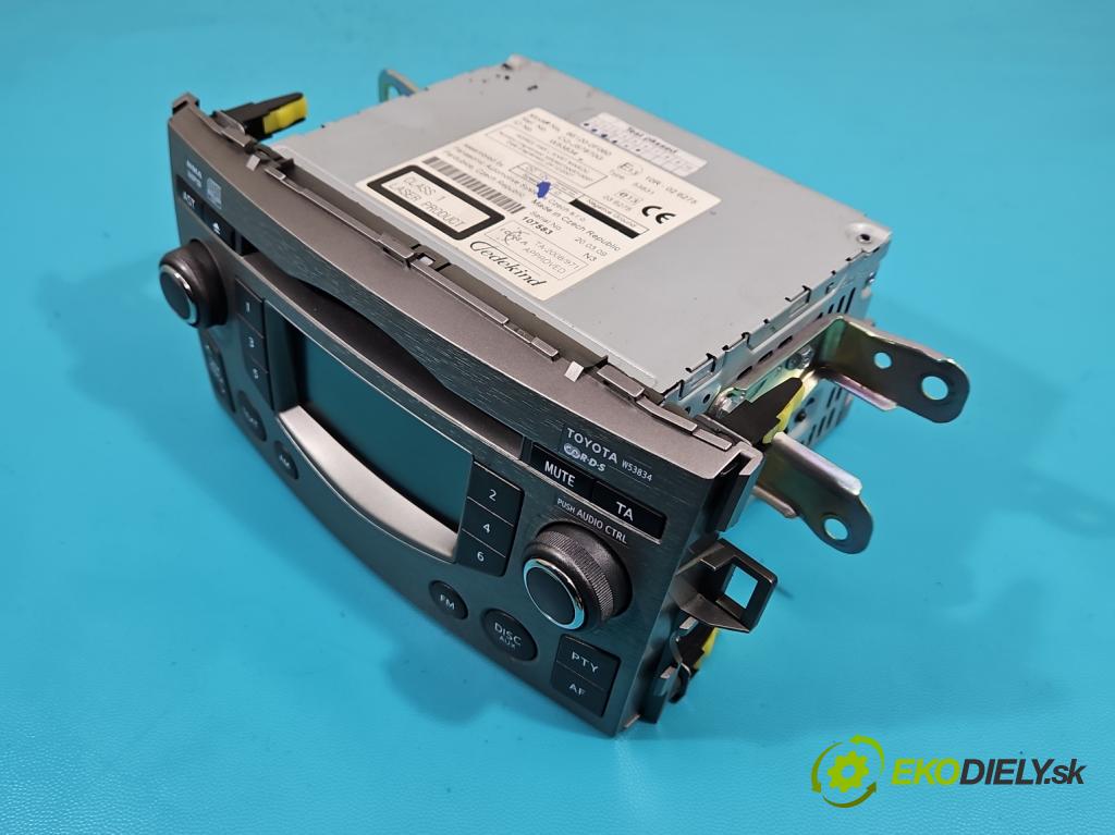 Toyota Verso 2009-2018 2.0 D4D 126 HP manual 93 kW 1998 cm3 5- Radio originál 86120-0F060