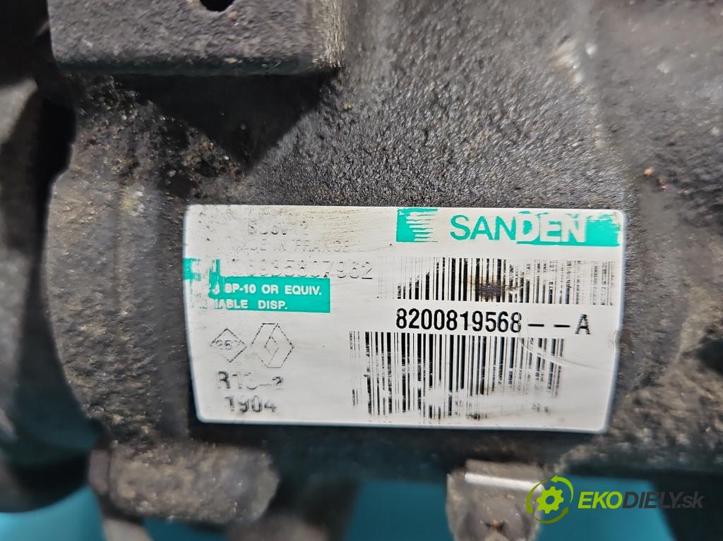 Renault Clio III 2005-2012 1,2.0 16v 101 hp manual 74 kW 1149 cm3 5- Kompresor: klíma 8200819568 (Kompresory)