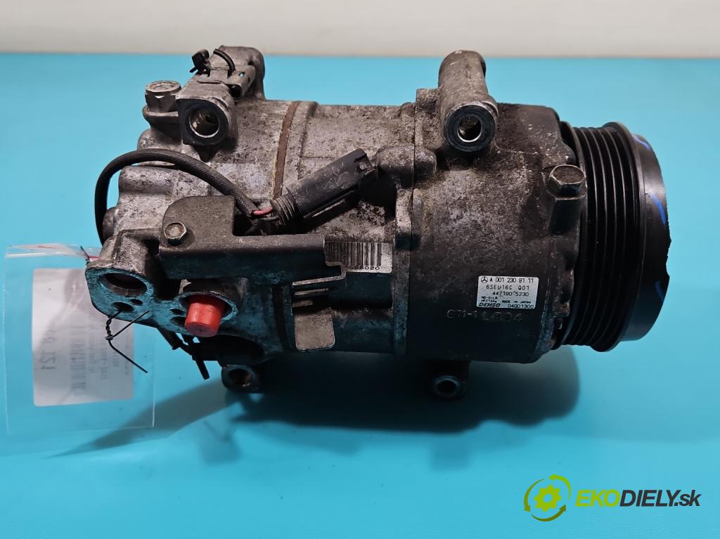 Mercedes A W169 2004-2012 2.0 cdi 140 hp automatic 103 kW 1992 cm3 5- Kompresor: klíma A0012309111 (Kompresory)
