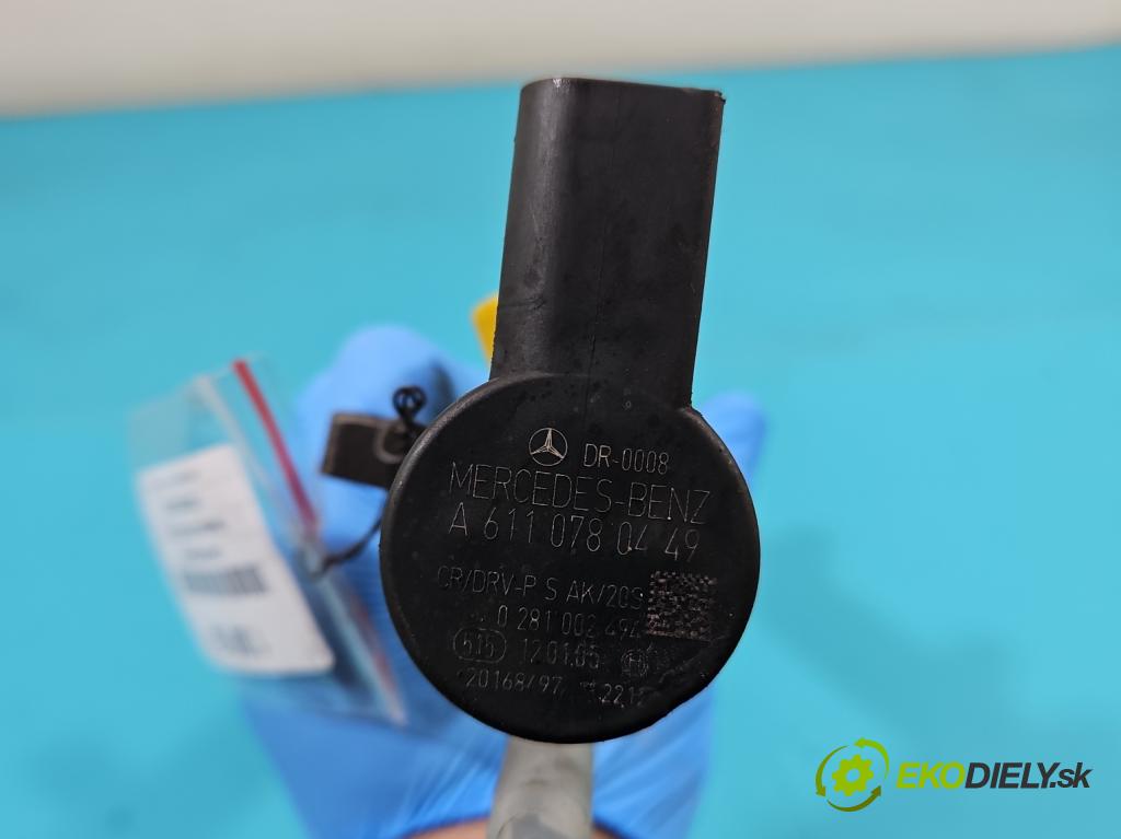 Mercedes A W169 2004-2012 2.0 cdi 140 HP automatic 103 kW 1992 cm3 5- lišta vstrekovacia A6400701295 (Vstrekovacie lišty)