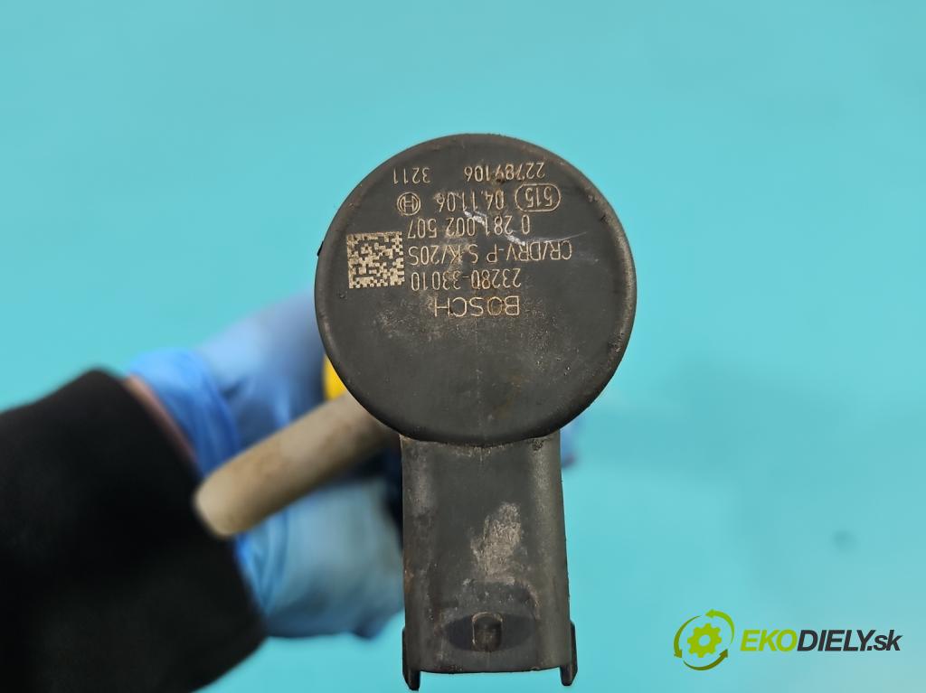 Toyota Auris I 2006-2013 1.4 D4D 90 HP manual 66 kW 1364 cm3 5- lišta vstrekovacia 0445214132 (Vstrekovacie lišty)