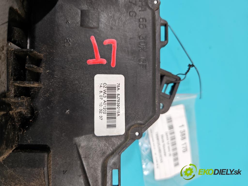 Skoda Roomster 1.9 TDI (BSW) 105 hp manual 77 kW 1896 cm3 5- zámek zadní levý 5J7839015A