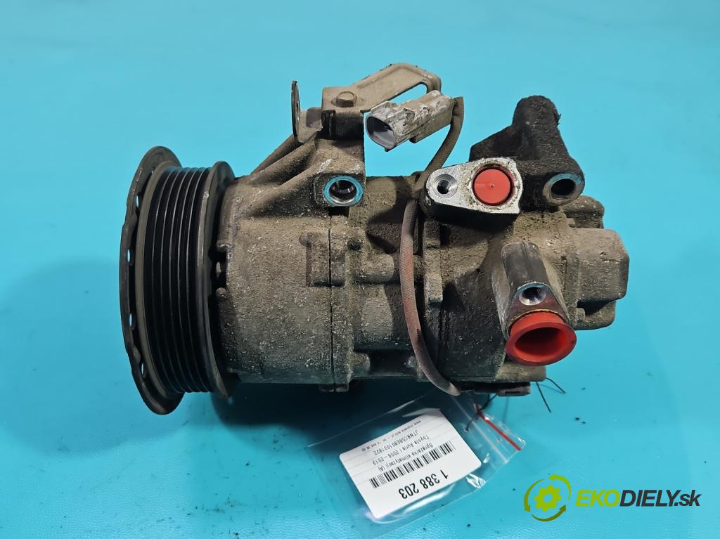 Toyota Auris I 2006-2013 1.4 D4D 90 hp manual 66 kW 1364 cm3 5- Kompresor: klíma 447260-1506 (Kompresory)