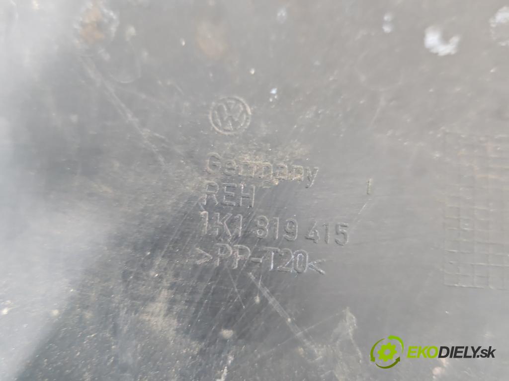 Vw Golf V 2003-2009 1.9 tdi 105 HP manual 77 kW 1896 cm3 5- torpédo 1K1819415 (Torpéda)