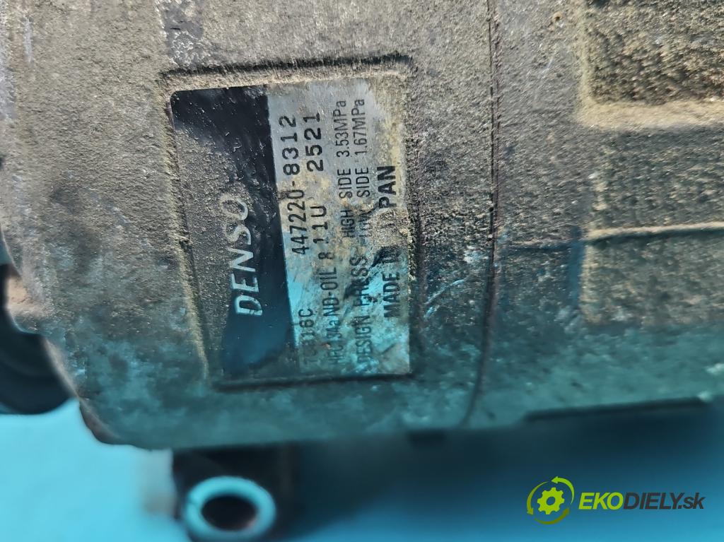 Opel Zafira A 1999-2005 1.8 16v 116 hp manual 85 kW 1796 cm3 5- Kompresor: klíma 447220-8312 (Kompresory)