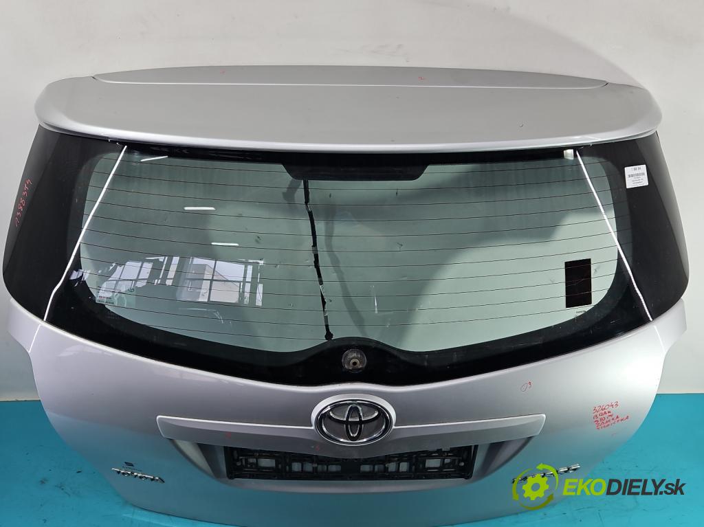 Toyota Verso 2009-2018 2.0 D4D 126 hp manual 93 kW 1998 cm3 5- zadní kufrové dveře  (Zadní kapoty)