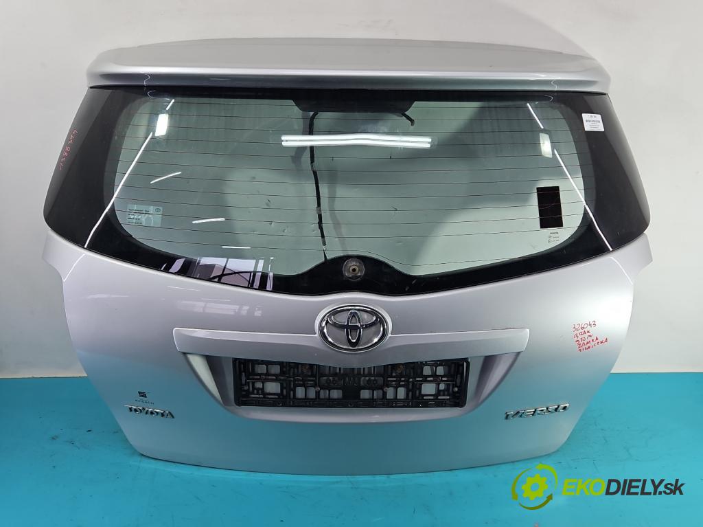Toyota Verso 2009-2018 2.0 D4D 126 hp manual 93 kW 1998 cm3 5- zadní kufrové dveře  (Zadní kapoty)