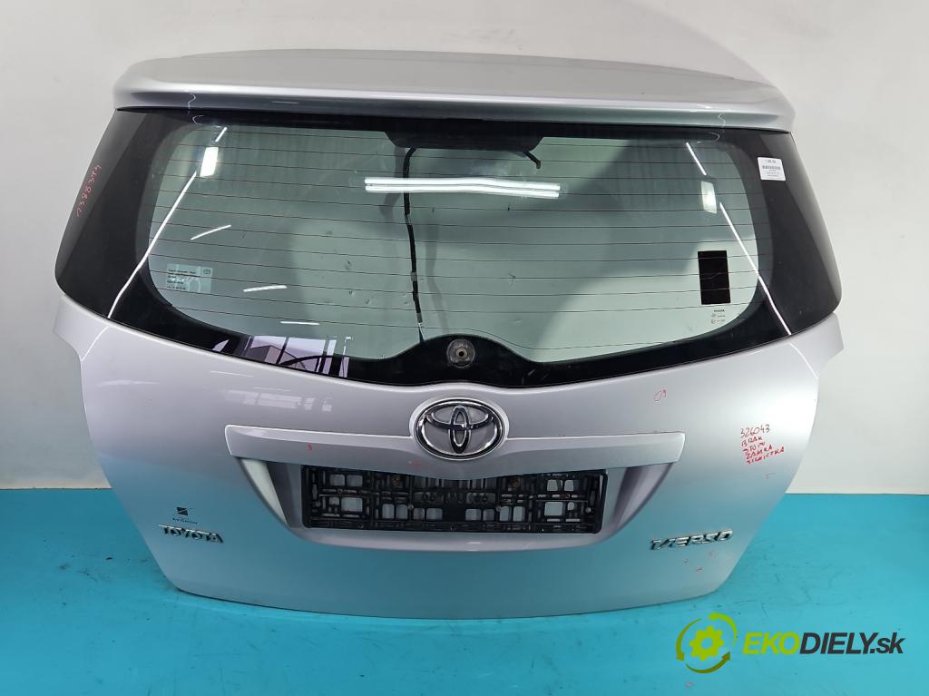 Toyota Verso 2009-2018 2.0 D4D 126 hp manual 93 kW 1998 cm3 5- zadní kufrové dveře  (Zadní kapoty)