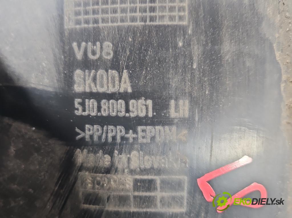 Skoda Roomster 1.9 TDI (BSW) 105 hp manual 77 kW 1896 cm3 5- blatník: přední levé 5J0809961