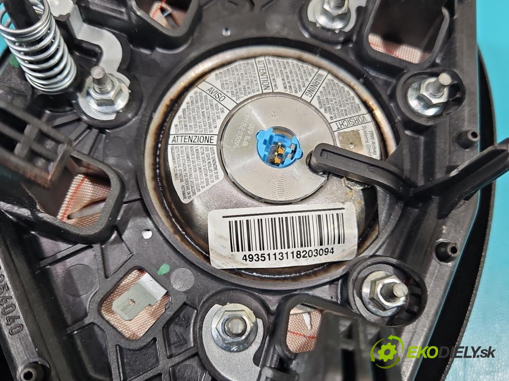 Peugeot Partner II 2008-2018 1.6 hdi 90 HP manual 66 kW 1560 cm3 5- airbag vzduch: Řidiči: 96721954ZD (Airbagy)