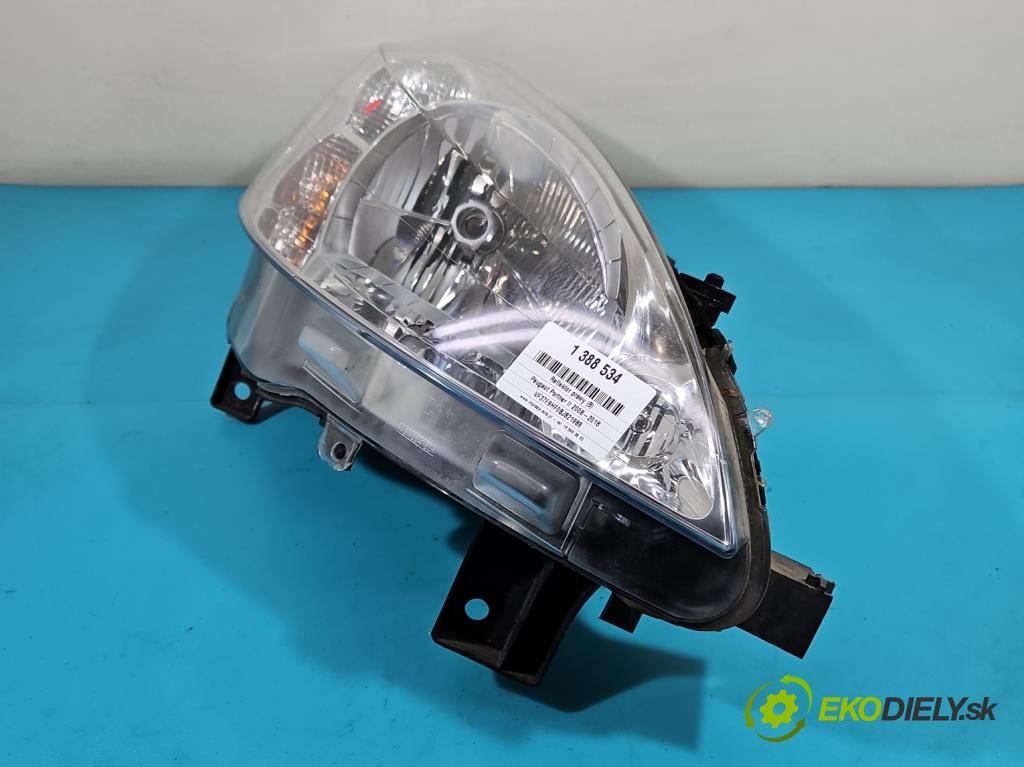 Peugeot Partner II 2008-2018 1.6 hdi 90 HP manual 66 kW 1560 cm3 5- Reflektor: pravý 89318005 (Pravé)