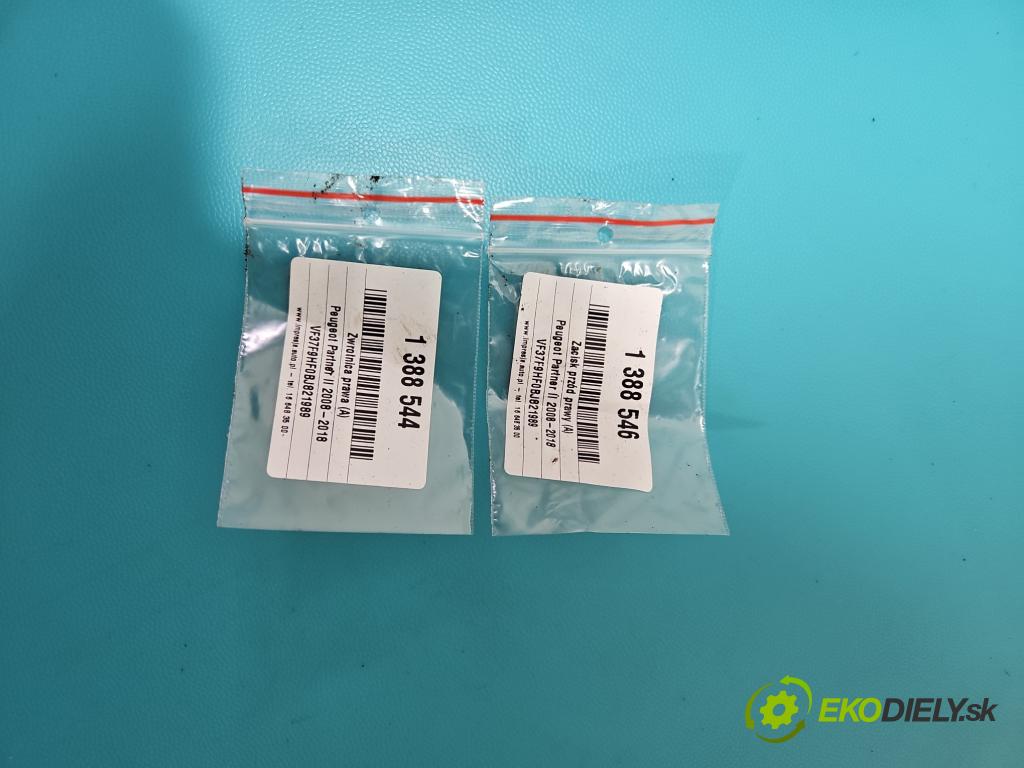 Peugeot Partner II 2008-2018 1.6 hdi 90 HP manual 66 kW 1560 cm3 5- náboj pravé (Náboje)