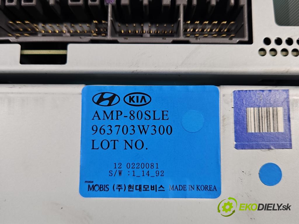 Kia Sportage III 2010-2015 1.7 crdi 116 HP manual 85 kW 1685 cm3 5- Zesilovač: 963703W300 (Zosilňovače)