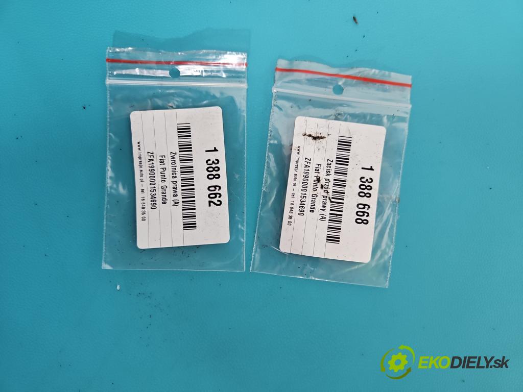 Fiat Punto Grande 1.4b: 95 HP manual 70 kW 1368 cm3 5- náboj pravé  (Náboje)