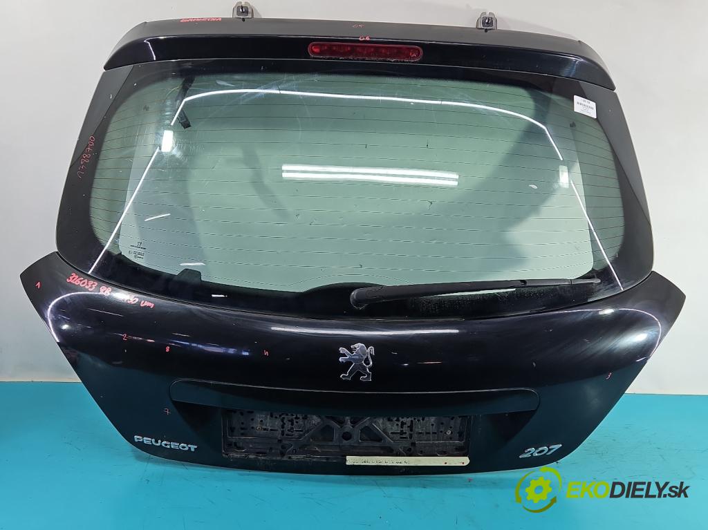 Peugeot 207 1.4 16V 88 hp manual 65 kW 1360 cm3 5- zadní kufrové dveře  (Zadní kapoty)