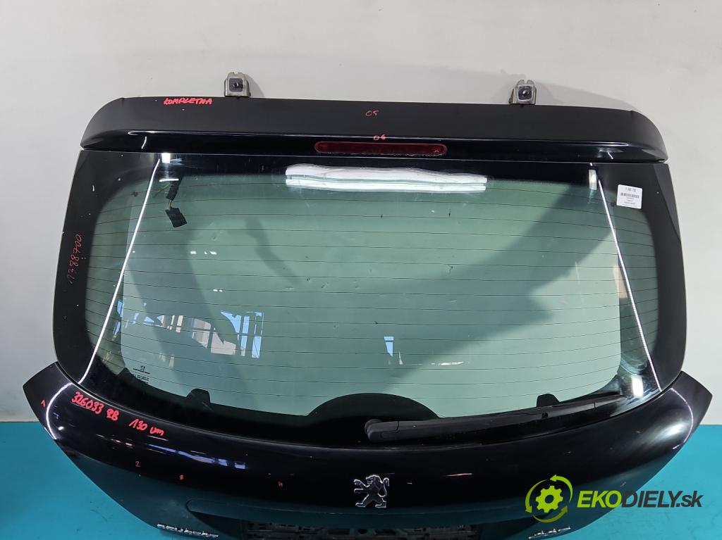 Peugeot 207 1.4 16V 88 hp manual 65 kW 1360 cm3 5- zadní kufrové dveře  (Zadní kapoty)