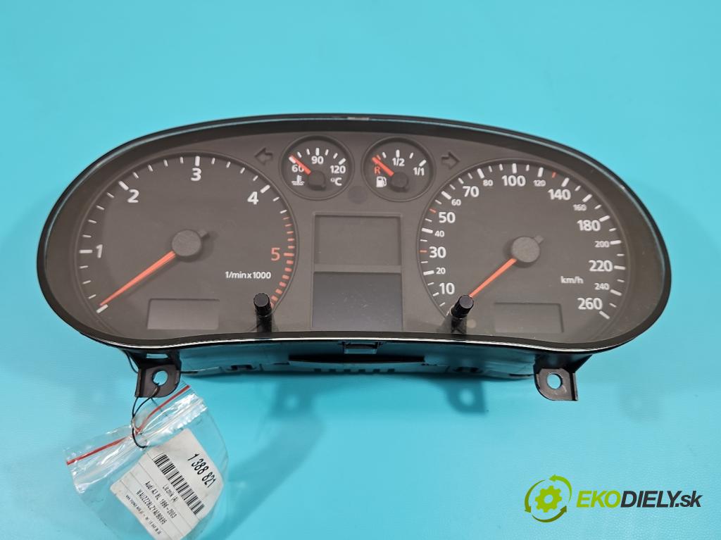 Audi A3 8L 1996-2003 1.9 tdi 90 HP manual 66 kW 1896 cm3 3- prístrojovka/ budíky 110208944/001 (Prístrojové dosky, displeje)