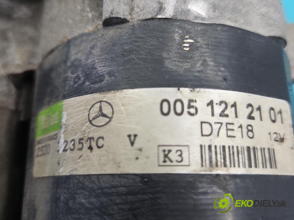 Mercedes A W168 1997-2004 1.4 82 hp manual 60 kW 1397 cm3 5- startér: D7E18 (Startér)