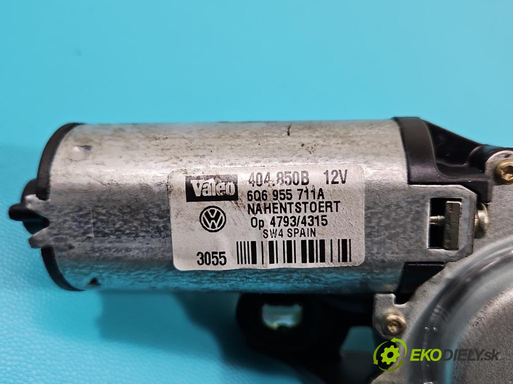 Vw Polo IV 9N 2001-2009 1.2 12V 64 hp manual 47 kW 1198 cm3 3- motor stěrače zadní 404850B