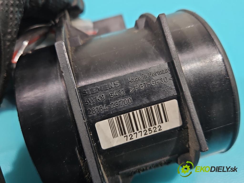 Kia Cerato 2004-2008 2.0 16V 143 HP automatic 105 kW 1975 cm3 5- průtokoměr: 5WK96431 (Váhy vzduchu)