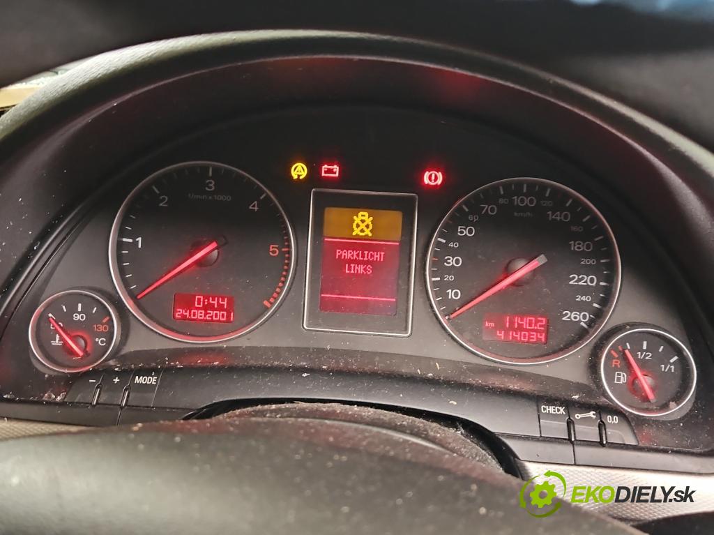 Audi A4 B6 2000-2004 1.9 tdi 131 HP manual 96 kW 1896 cm3 5- prístrojovka/ budíky 0263626020D (Prístrojové dosky, displeje)