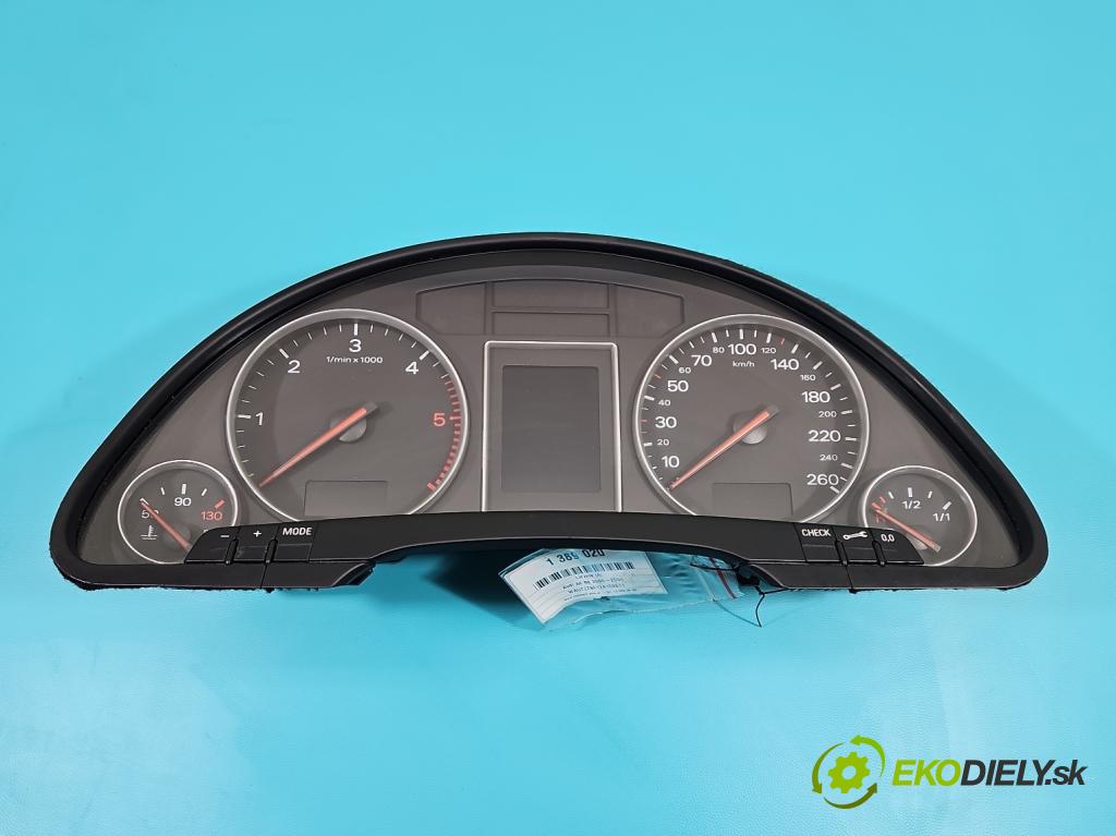 Audi A4 B6 2000-2004 1.9 tdi 131 HP manual 96 kW 1896 cm3 5- prístrojovka/ budíky 0263626020D (Prístrojové dosky, displeje)