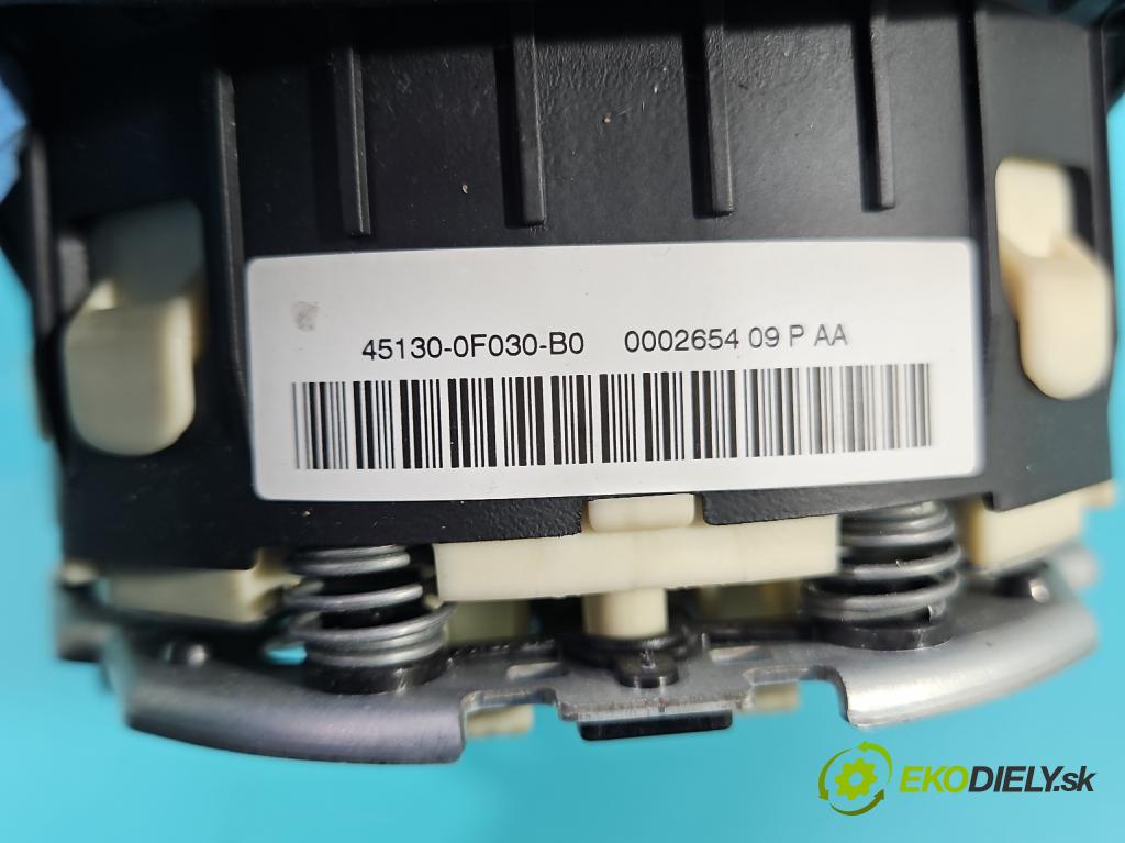 Toyota Verso 2009-2018 2.0 D4D 126 HP manual 93 kW 1998 cm3 5- airbag vzduch: Řidiči: 45130-0F030-B0 (Airbagy)