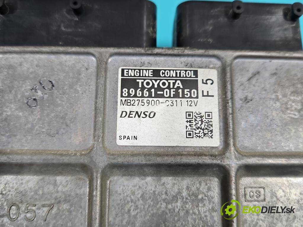 Toyota Verso 2009-2018 2.0 D4D 126 hp manual 93 kW 1998 cm3 5- řídící jednotka motoru 89661-0F150
