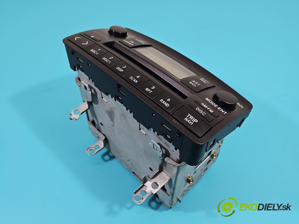 Toyota Corolla E12 2001-2009 1.6 vvti 110 HP manual 81 kW 1598 cm3 5- Radio originál 86120-02260