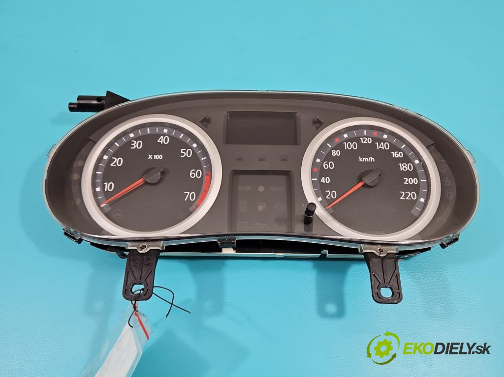 Renault Clio II 1998-2012 1.4 16V 98 HP manual 72 kW 1390 cm3 5- prístrojovka/ budíky P8200276529 (Prístrojové dosky, displeje)