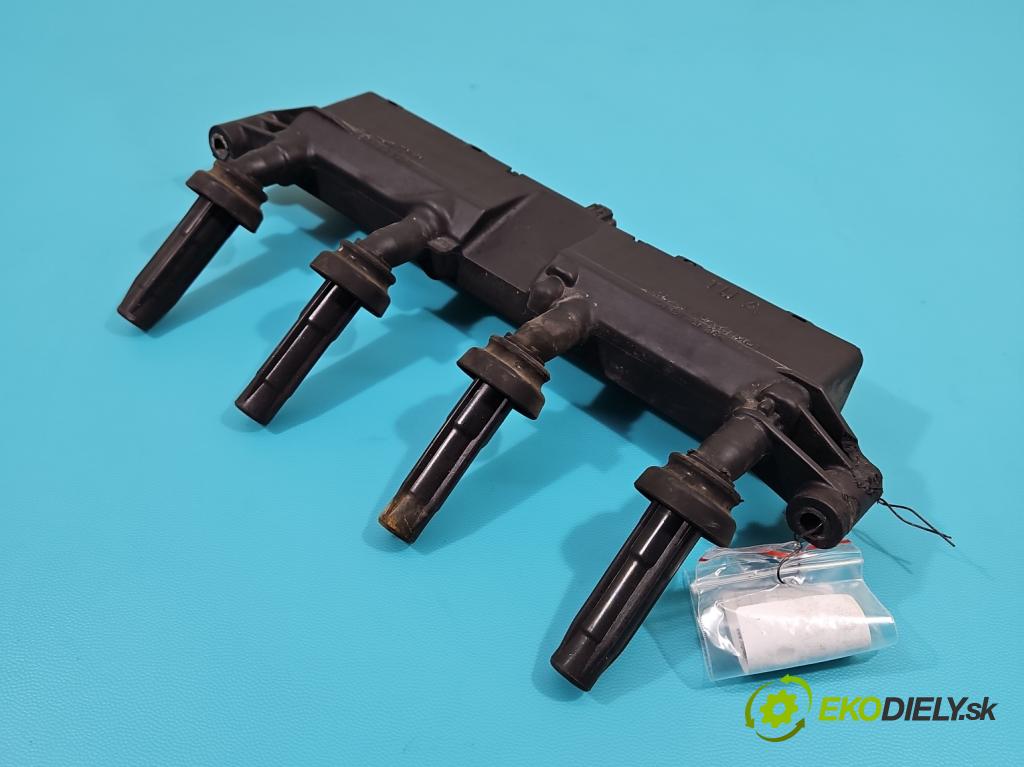 Peugeot 206 1.1 60 HP manual 44 kW 1124 cm3 3- cievka zapaľovacia 9654814480 (Zapaľovacie cievky, moduly)