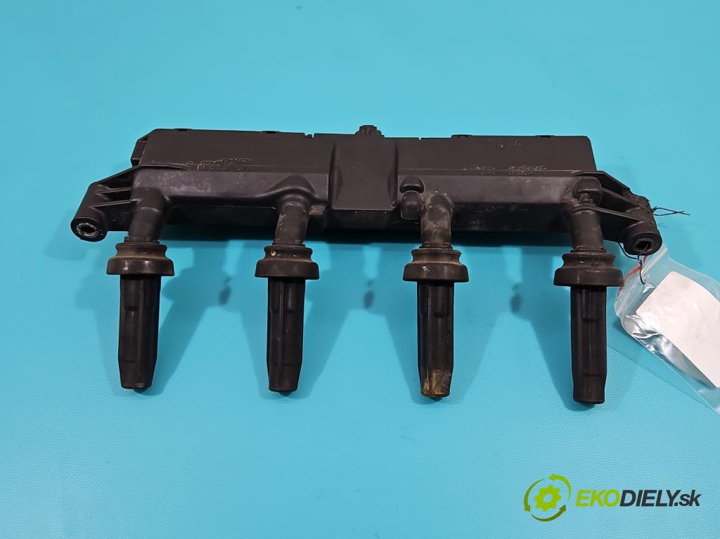 Peugeot 206 1.1 60 HP manual 44 kW 1124 cm3 3- cievka zapaľovacia 9654814480 (Zapaľovacie cievky, moduly)