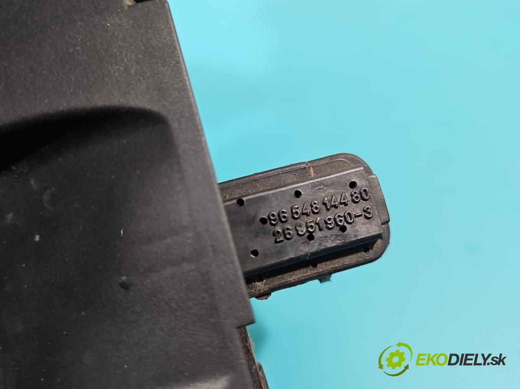 Peugeot 206 1.1 60 HP manual 44 kW 1124 cm3 3- cievka zapaľovacia 9654814480 (Zapaľovacie cievky, moduly)