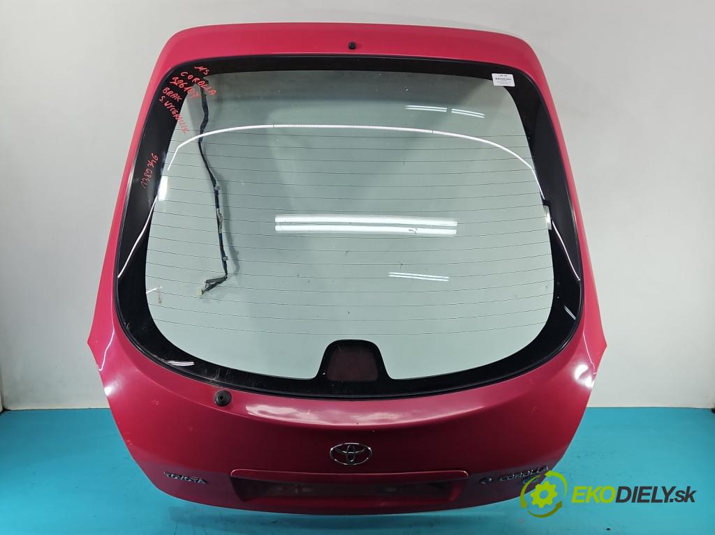 Toyota Corolla E11 1997-2002 2.0d 72 hp manual 53 kW 1974 cm3 5- zadní kufrové dveře (Zadní kapoty)